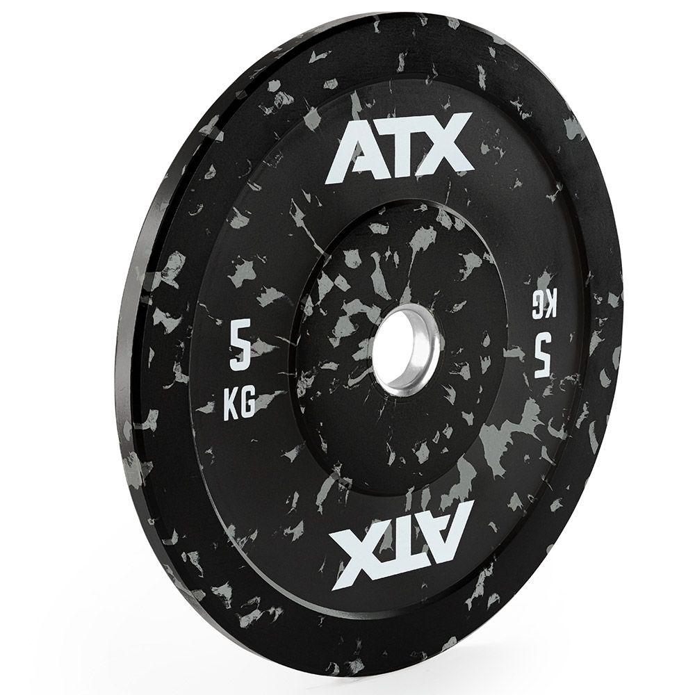 Color Splash Bumper Plate 5 kg grå helgummi forfra