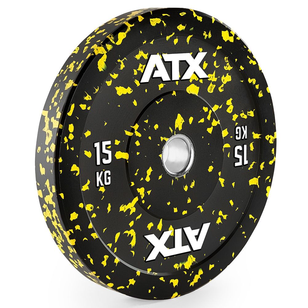 Color Splash Bumper Plates 20 kg helgummi 50 mm fra ATX montert på stang