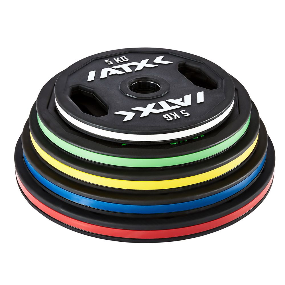 Color Stripes Gripper Plates 15 kg gummibelagt 50 mm detalj