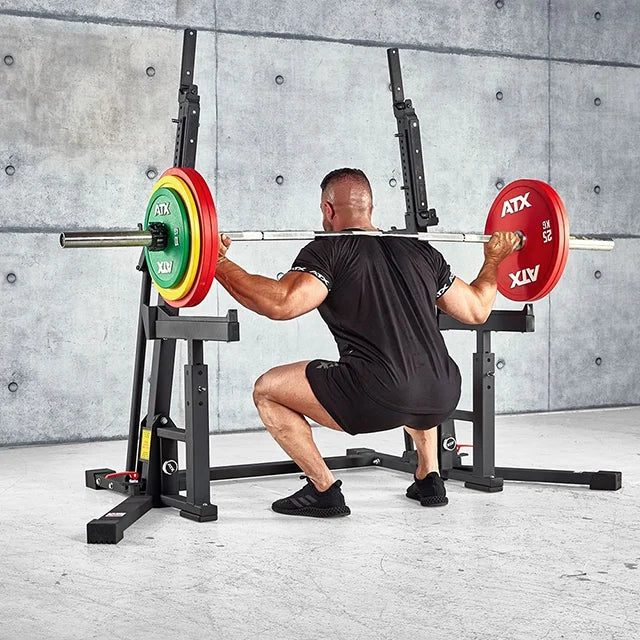 Pulverlakkert svart overflate på Combo Rack IPF Approved 130 kg justerbar benk