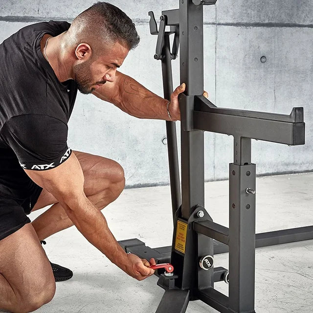 Combo Rack IPF Approved 130 kg justerbar benk med vektstang