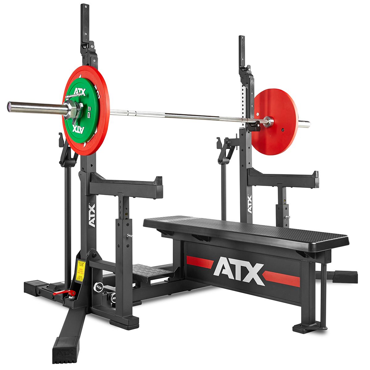 Combo Rack IPF Approved 130 kg justerbar benk bakside