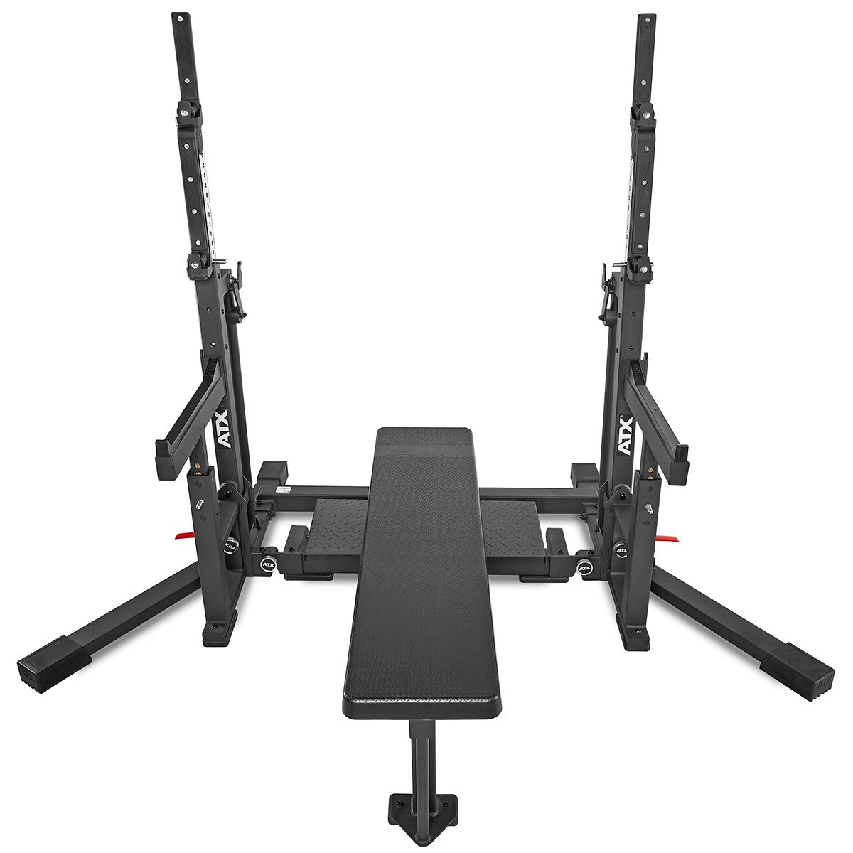Montert Combo Rack IPF Approved 130 kg justerbar benk i treningsrom
