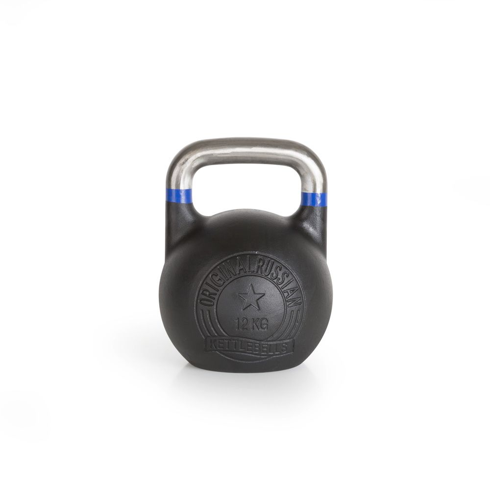 Competition Kettlebell 12 kg stål 33,5 mm grep forfra