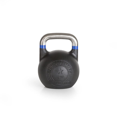 Competition Kettlebell 12 kg stål 33,5 mm grep forfra
