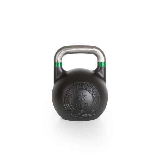 Competition kettlebell 24 kg stål 33,5 mm grep forfra