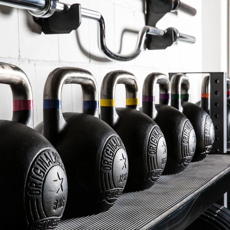 Competition kettlebell 28 kg stål 33,5 mm grep nærbilde stål