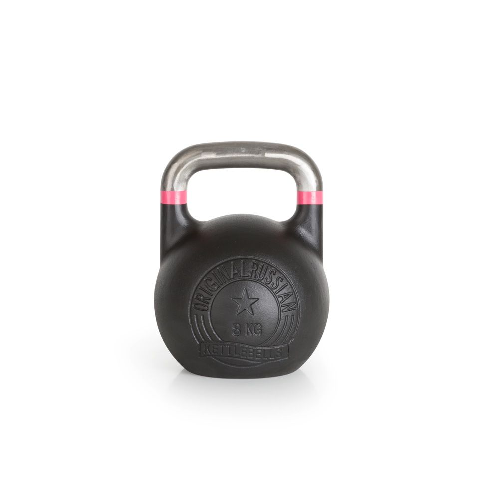 Competition Kettlebell 8 kg stål 33,5 mm grep forfra