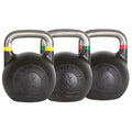 Competition kettlebell stål 8 kg med 33,5 mm grep forfra