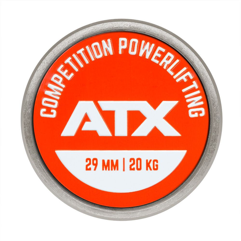 Competition Powerlifting Bar vektstang 20 kg 29 mm grepmarkeringer