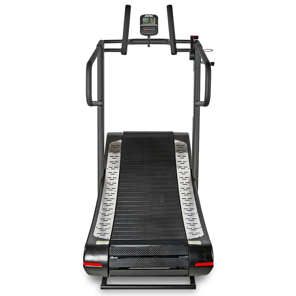 Detalj av Curved treadmill Cross Runner med motstandsregulering 180 kg