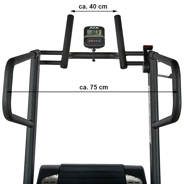 Nærbilde av løpeflate på Curved treadmill Cross Runner med motstandsregulering 180 kg