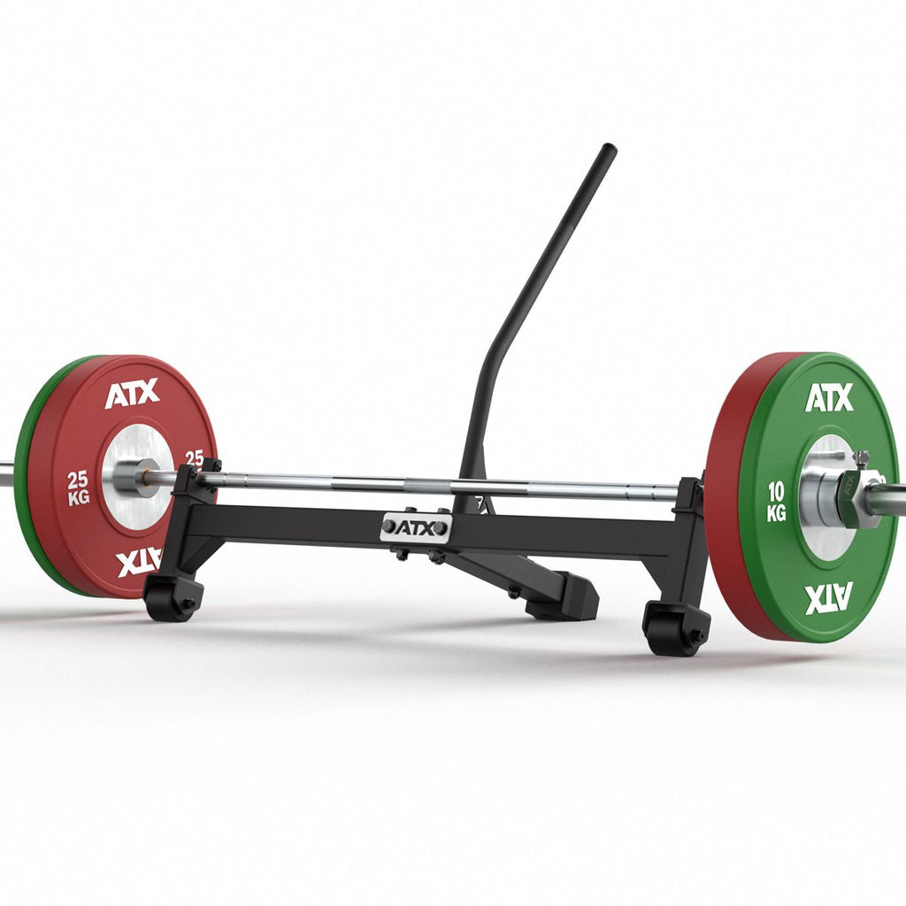 Deadlift bar jack tosidig stanghever med hjul 600 kg bakside