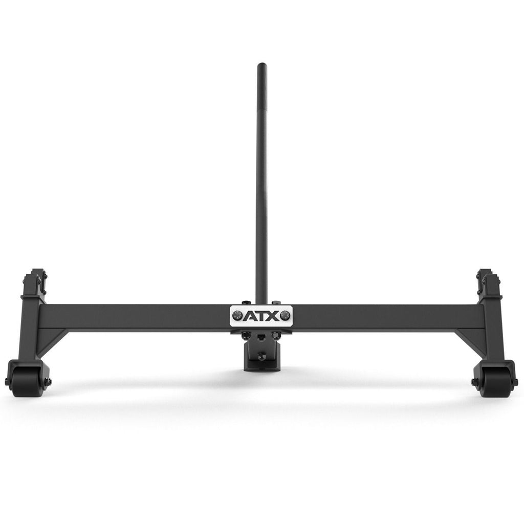 Deadlift bar jack tosidig stanghever med hjul 600 kg hjul nærbilde