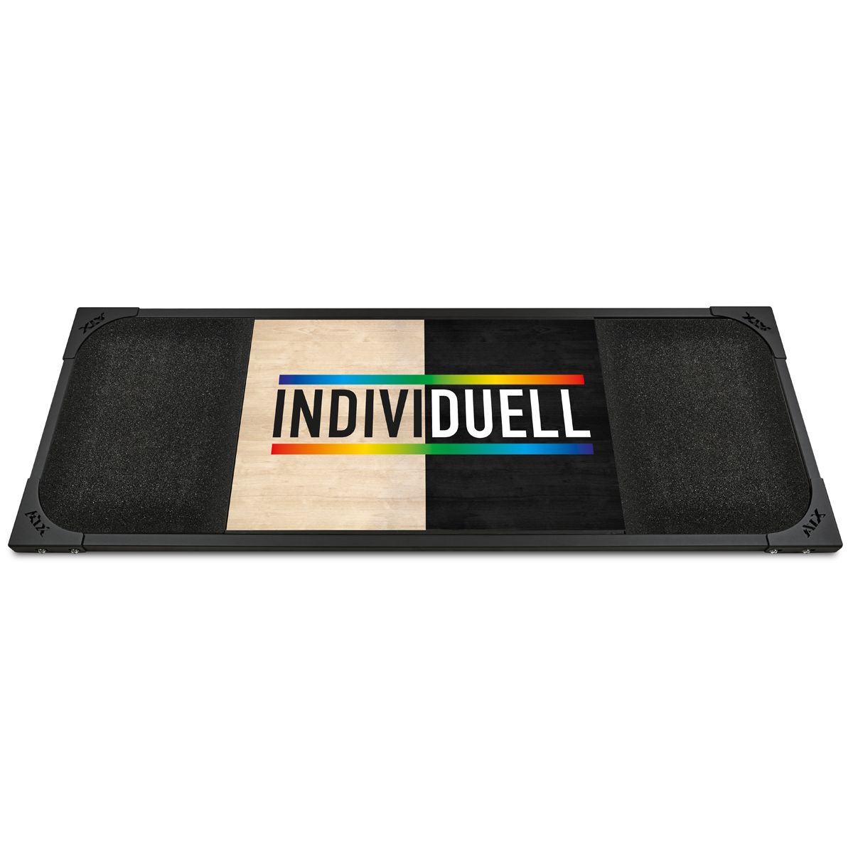 Detalj av overflaten på Deadlift-plattform 250 x 88 cm gummigranulat 50 mm