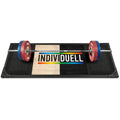Deadlift-plattform 250 x 88 cm gummigranulat 50 mm forfra