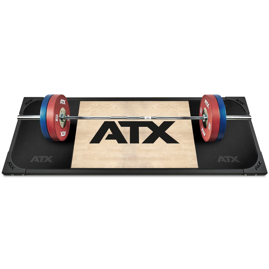 Deadlift-plattform 250 x 88 cm helgummi 50 mm ATX Classic forfra