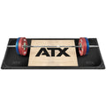 Deadlift-plattform 250 x 88 cm helgummi 50 mm ATX Classic forfra