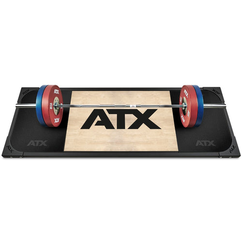 Deadlift-plattform 250 x 88 cm helgummi 50 mm ATX Classic forfra