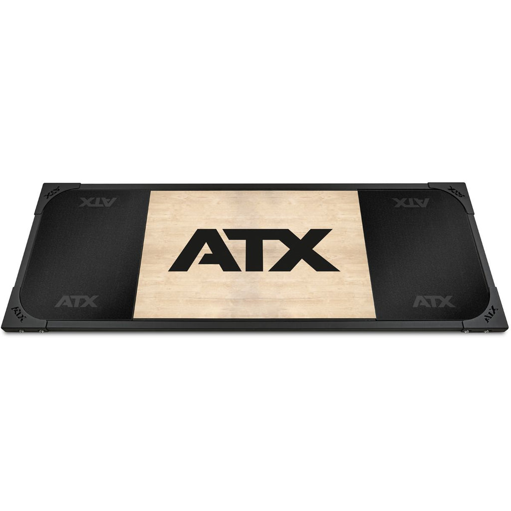 Deadlift-plattform 250 x 88 cm helgummi 50 mm ATX Classic detalj av overflate
