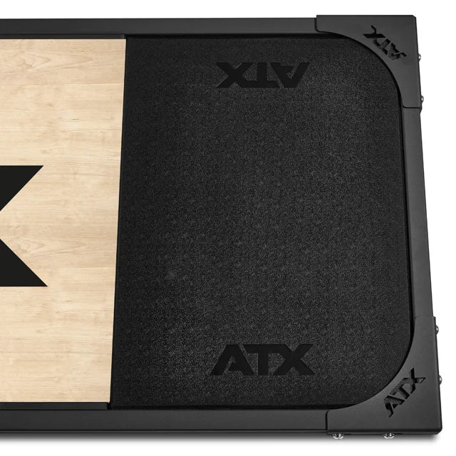 Deadlift-plattform 250 x 88 cm helgummi 50 mm ATX Classic sett fra siden
