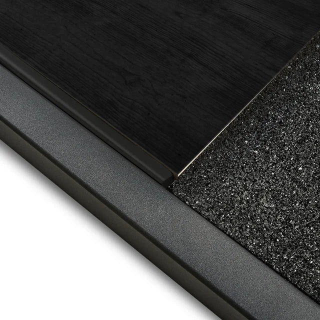 Deadlift-plattform 250x88 cm gummigranulat 50 mm Black sammenligning med annet utstyr
