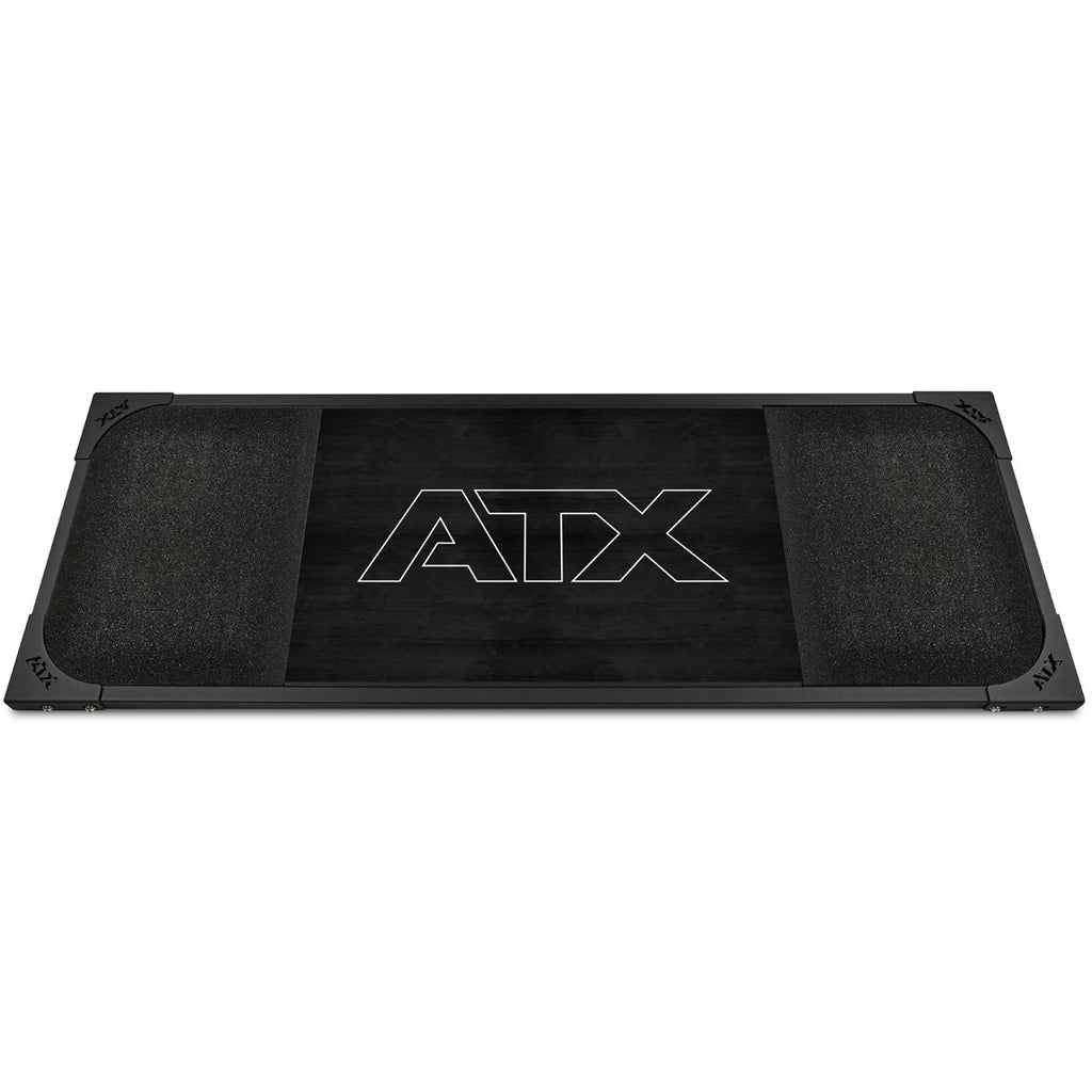 Deadlift-plattform 250x88 cm gummigranulat 50 mm Black detalj av material