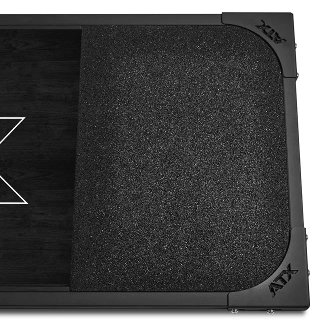 Deadlift-plattform 250x88 cm gummigranulat 50 mm Black vinkelbilde
