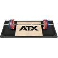 Deadlift-plattform 250x88 cm gummigranulat 50 mm Classic forfra