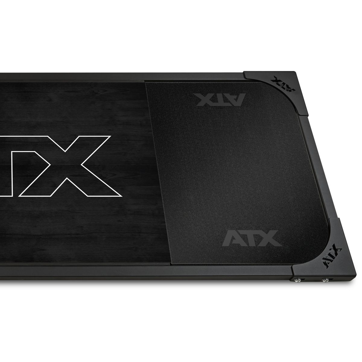 Deadlift-plattform 250x88 cm helgummi 50 mm ATX Black nærbilde av overflate