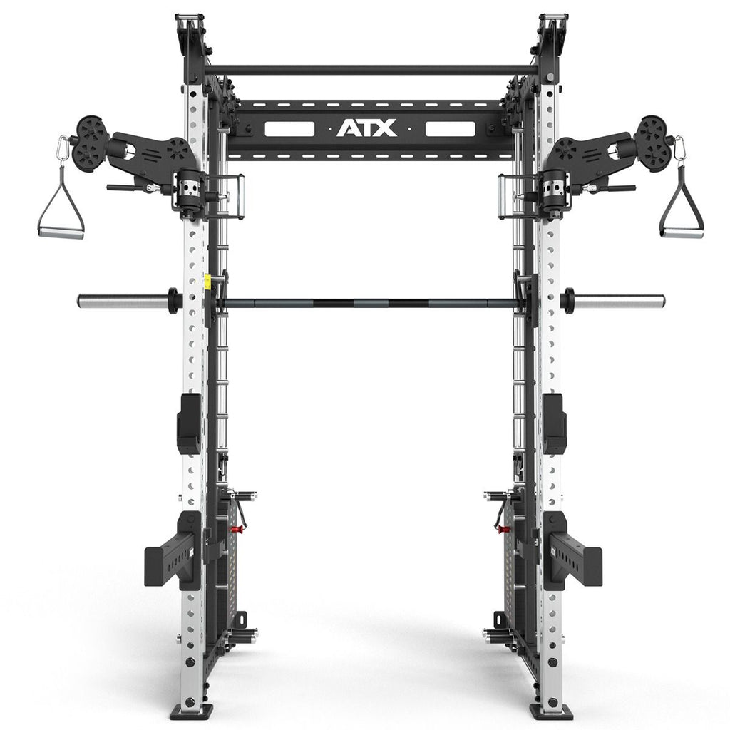 Detalj av kabelstasjon på Rack med Smith Machine
