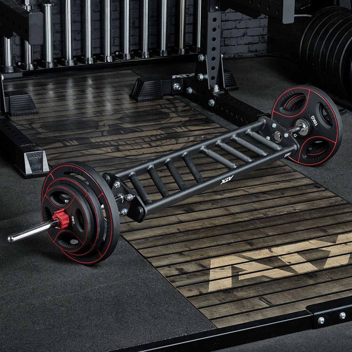 Diagonal Multi Grip Bar 30 mm 200 cm 18 kg maks 250 kg bakside