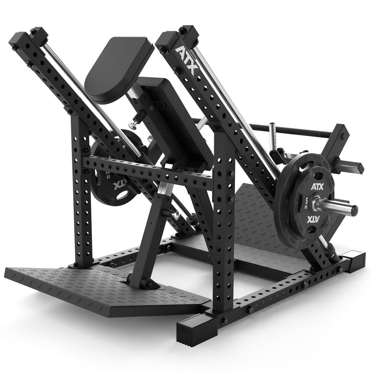 Double-side Linear Row romaskin platebelastet 136 kg sideprofil