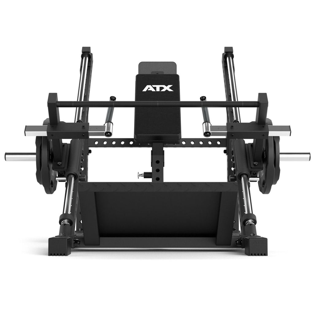 Double-side Linear Row romaskin platebelastet 136 kg visning av vektskiver