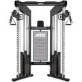 Dual pulley kabelmaskin 2 x 90 kg vektblokk 300 kg forfra