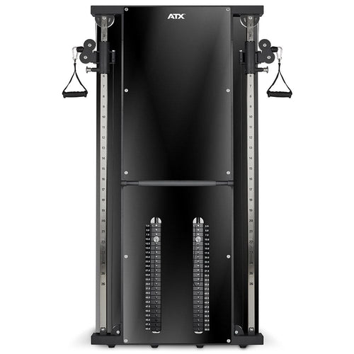 Duo veggmontert kabelstasjon med 2 x 60 kg vektstabel bakside