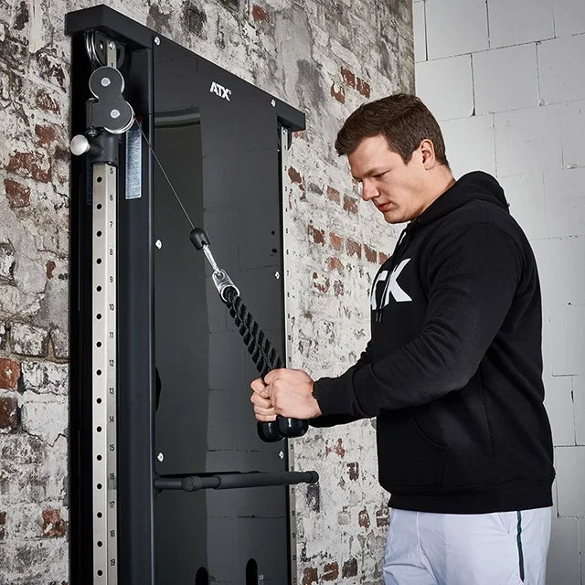Duo veggmontert kabelstasjon med 2 x 60 kg vektstabel med vektstabel detalj