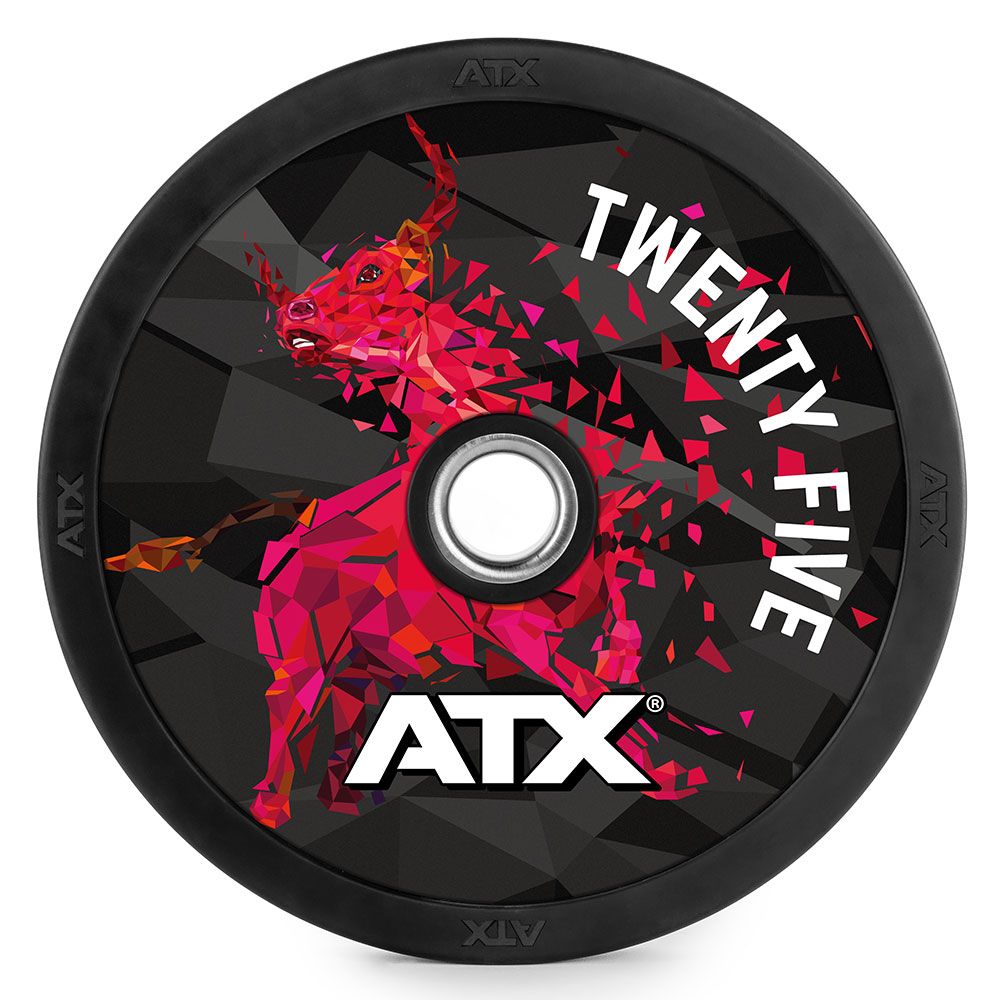 DYO Full Design Bumper Plates 10 kg gummi 50 mm bakside