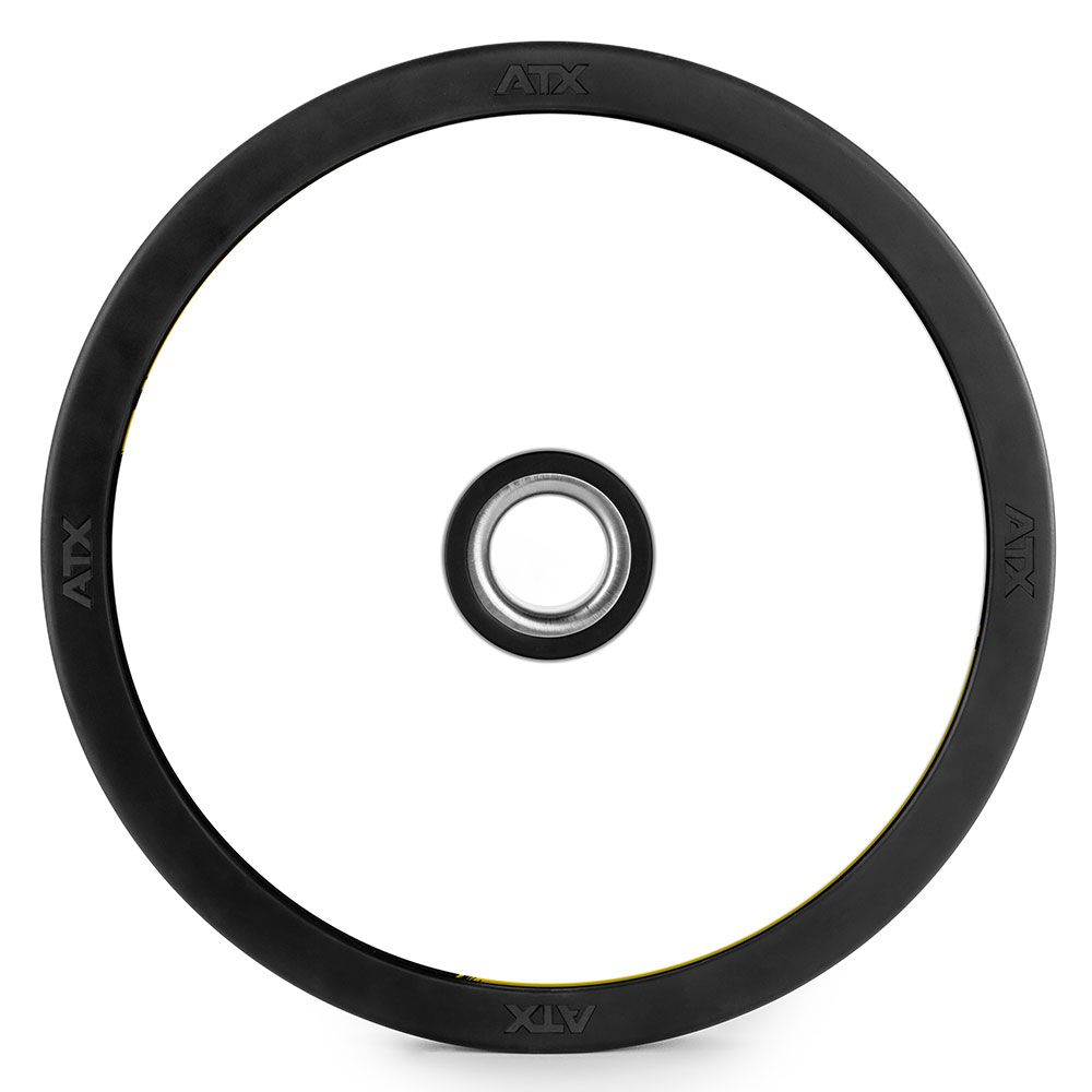DYO Full Design Bumper Plates 25 kg helgummi 50 mm forfra