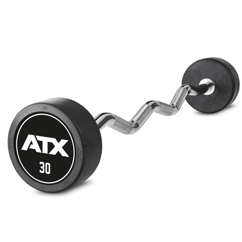 EZ Bar gummibelagt 15 kg, 32 mm grep, helstål bakside