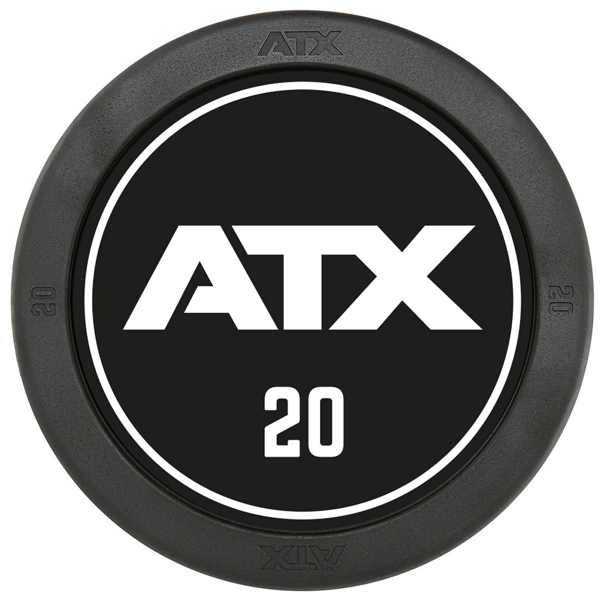 EZ Bar gummibelagt 15 kg, 32 mm grep, helstål nærbilde av grep