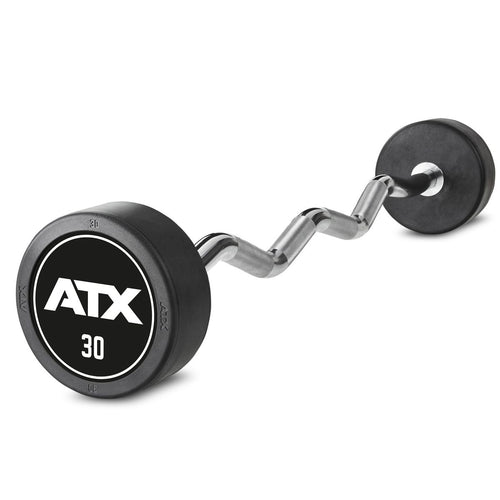 EZ Bar gummibelagt 22,5 kg stål 32 mm grep bakside