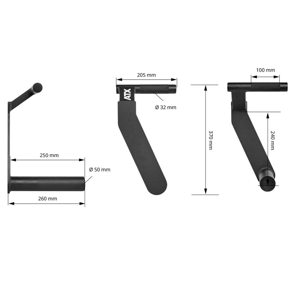 Farmers Walk Handle 2x3 kg 200 kg kapasitet brukt i trening