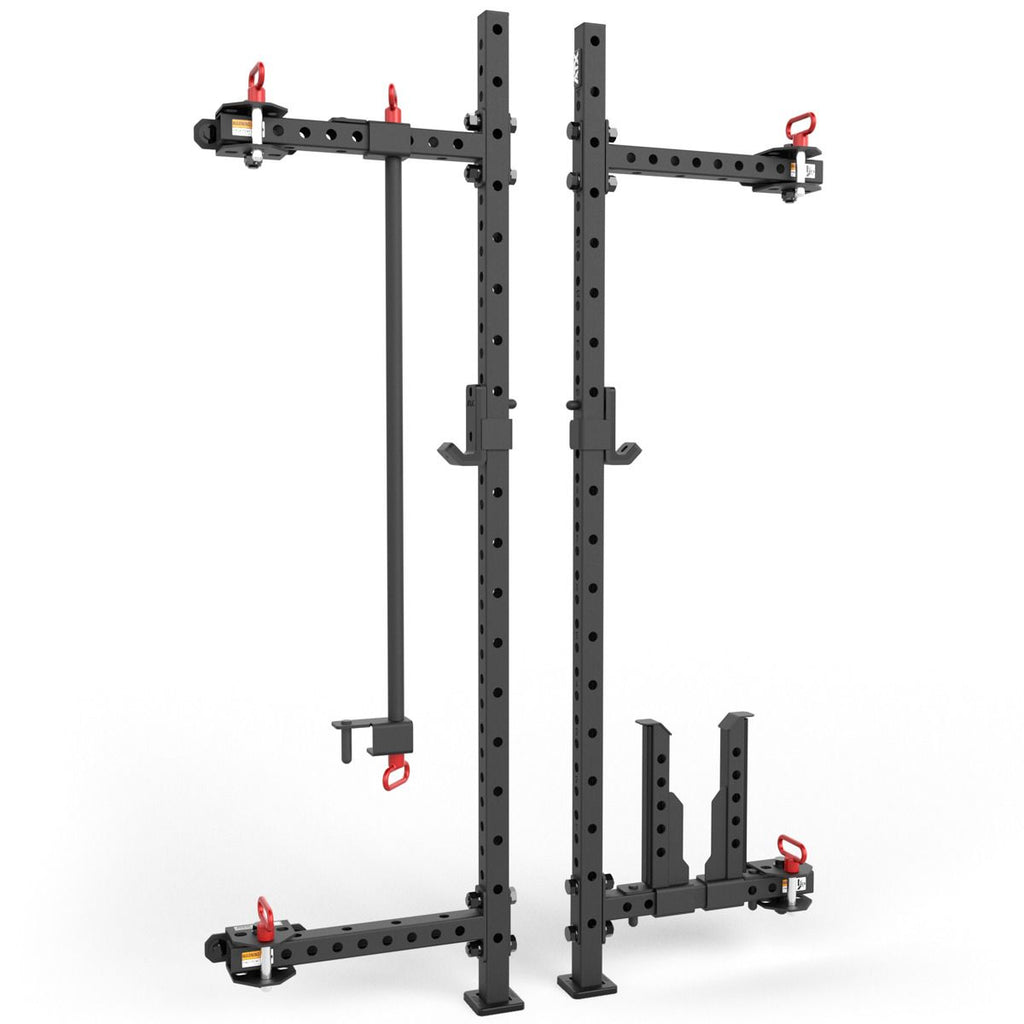 Fold Back Half Rack 500 sammenleggbart 400 kg kapasitet dybde 61 cm