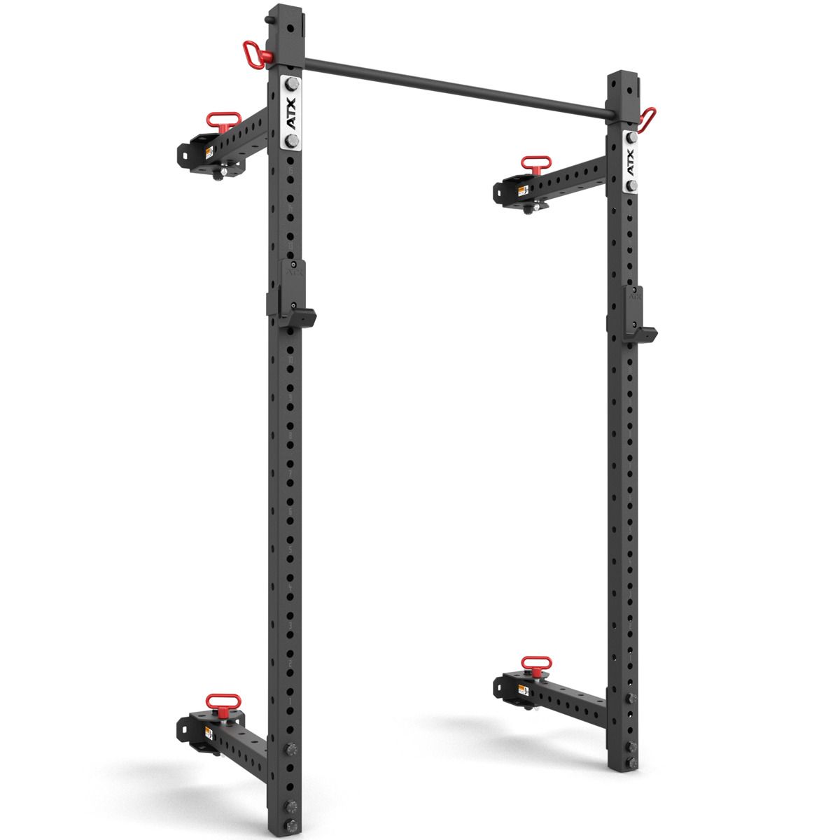 Detalj av Fold Back Half Rack 750 sammenleggbart 70x70 mm profil
