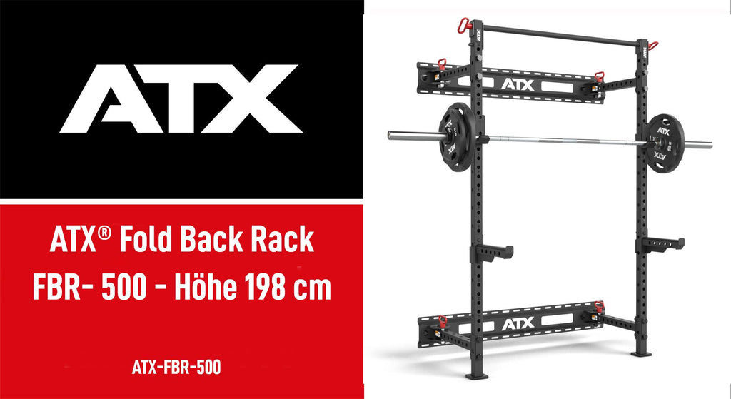 Detalj av Fold Back Rack FBR-500 veggmontert sammenleggbart
