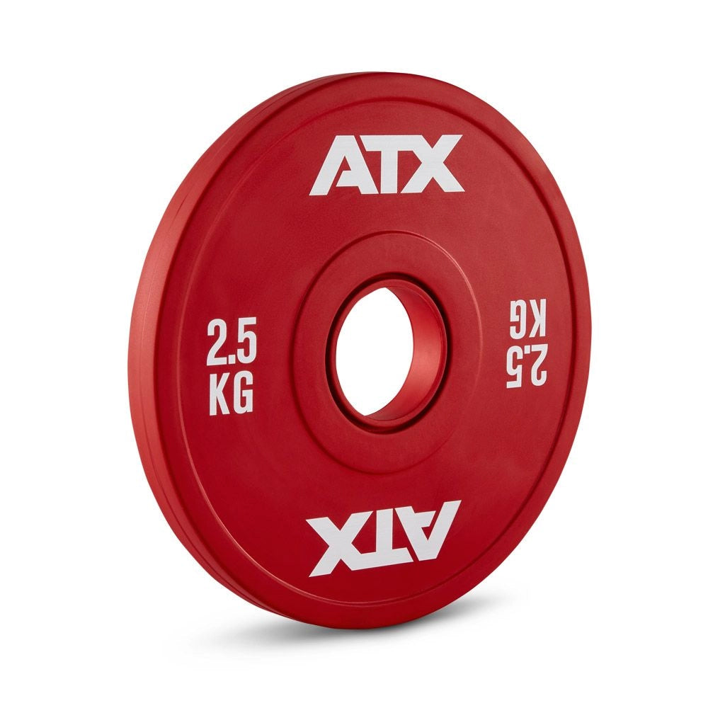 Detalj av Fractional Rubber Plate 0,5 kg vektskive 50 mm