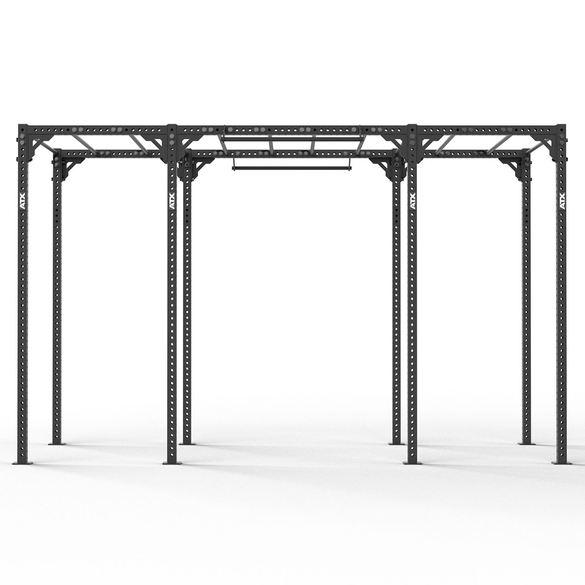 Nærbilde av 70x70 mm profilstål på Functional Rig 700 Ladder 3