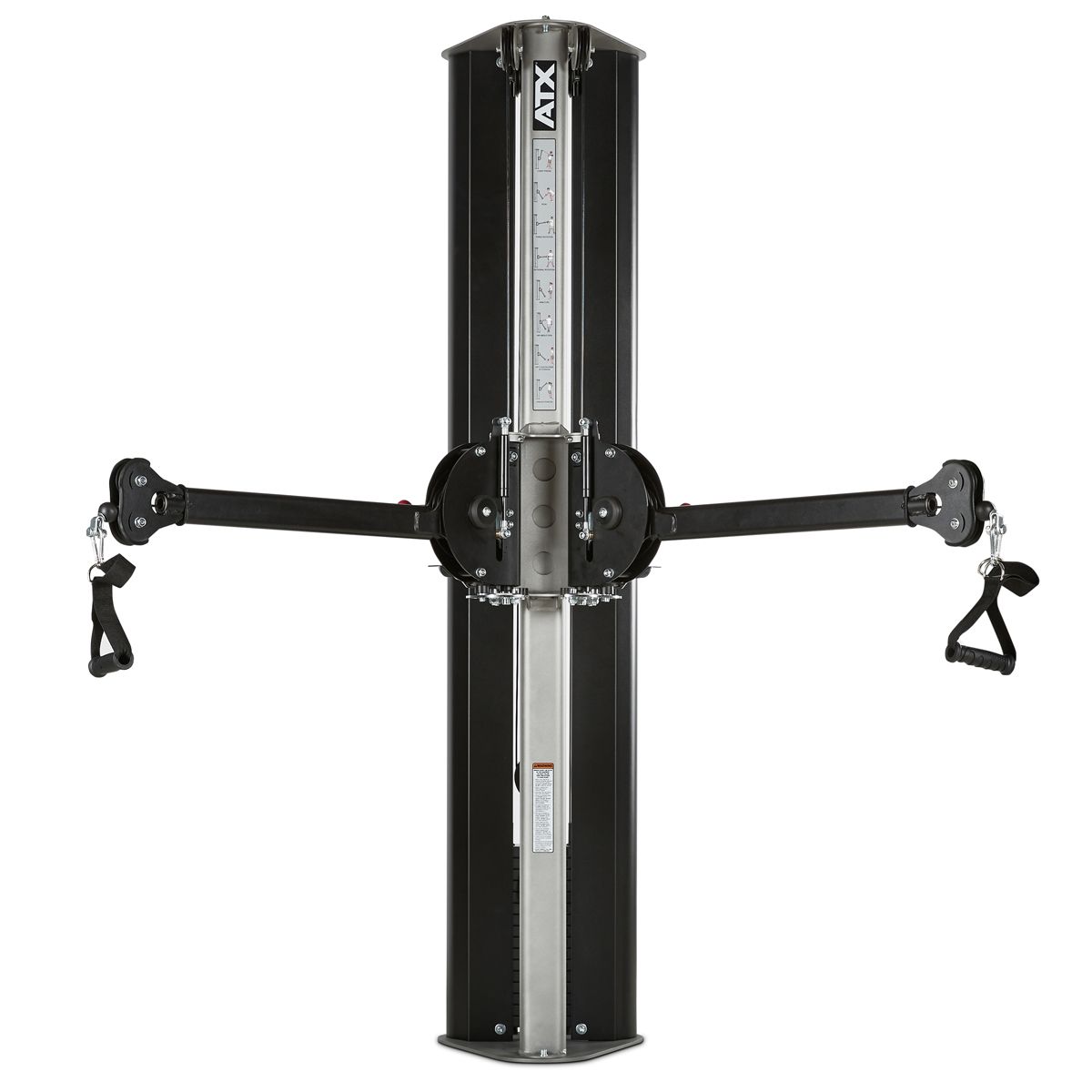 Detalj av tau og håndtak på Functional Trainer veggmontert kabelstasjon 80 kg