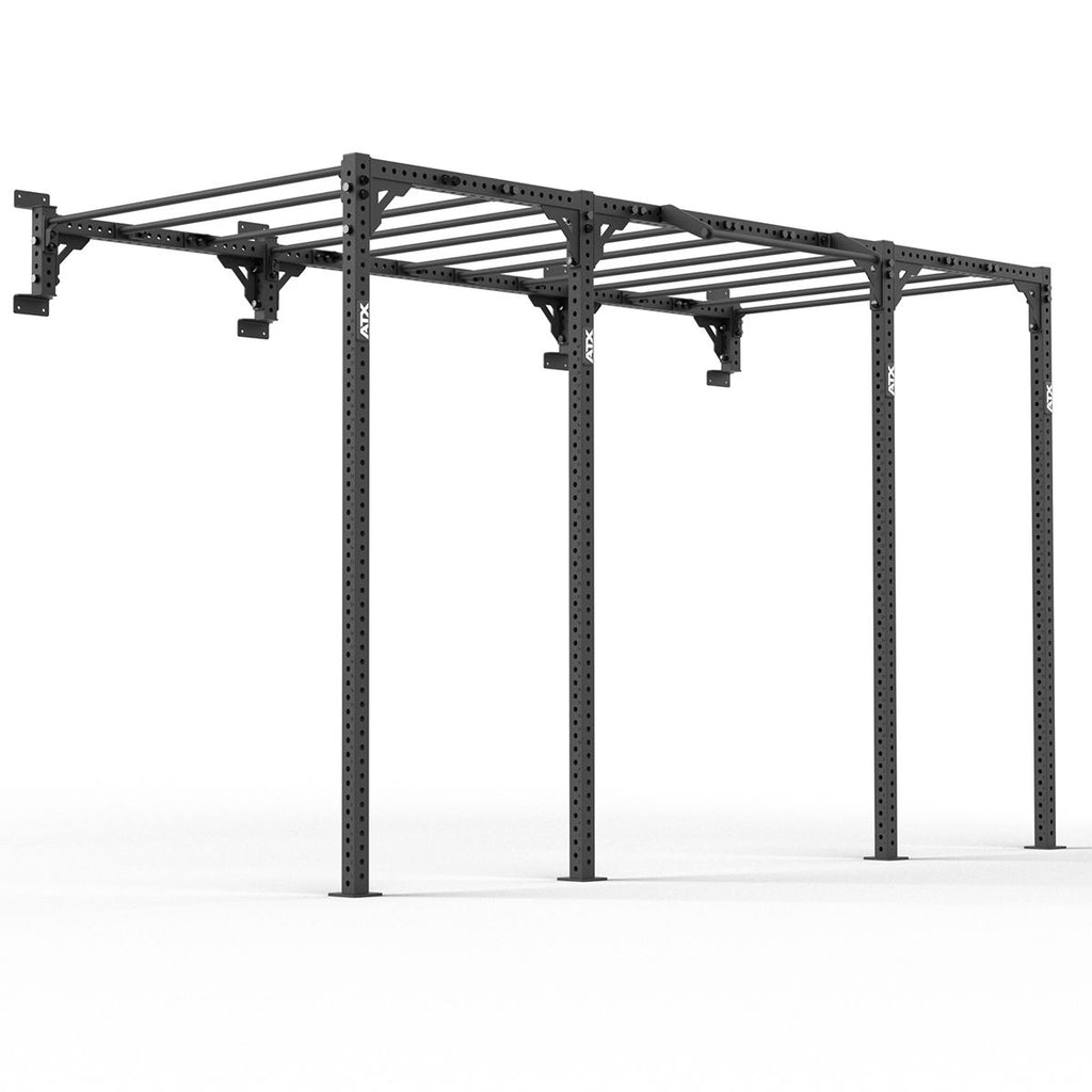 Functional Wall Rig 700 Ladder 3 forfra i svart profilstål